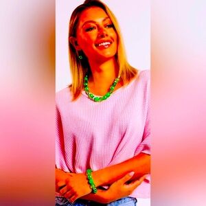 🟢SPRING❗️PAPARAZZI “PLENTIFUL PEARLS” NECKLACE & “PLENTIFUL PIGMENT” BRACELET❗️